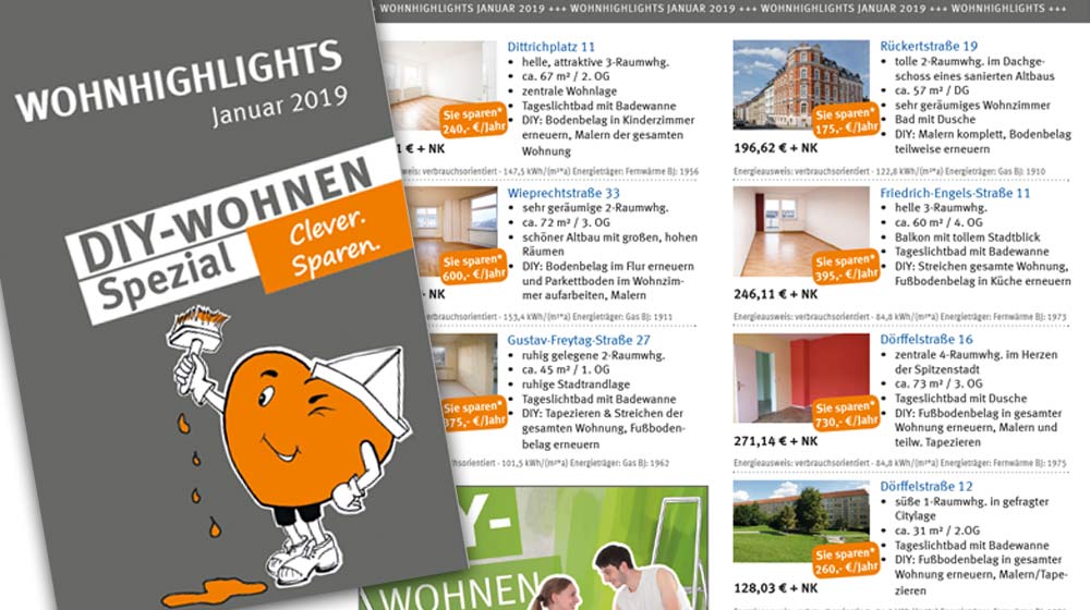 Wohnhighlights Januar 2019 WbG Plauen